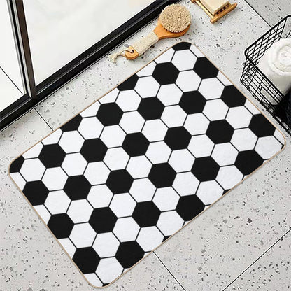 Soccer Ball  Anti-Trip Bath Mat