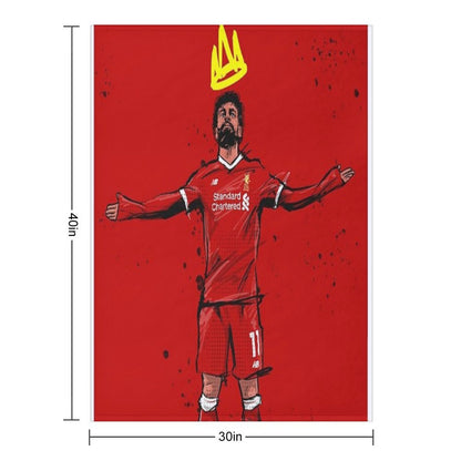 Mohamed Salah Gift-ready Throw Blanket