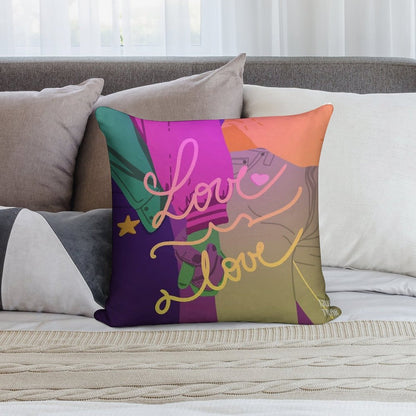 Love Is Love Soft Decorative Cover Throw Pillow