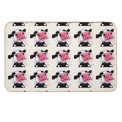 COW PRiNT  'BETTY BLUEBERRY' BY SHIRLEY MACARTHUR  Versatile Bath Mat