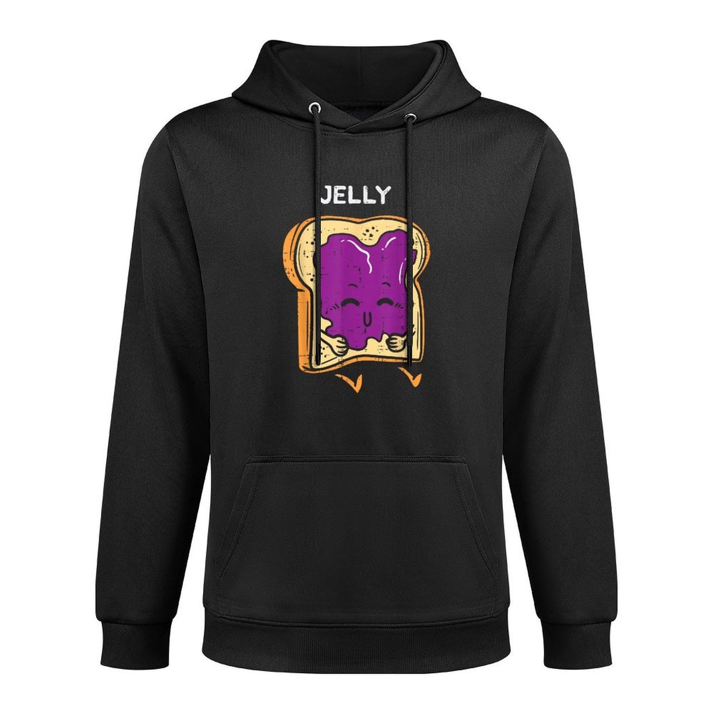 Jelly Toast Cute Matching Halloween Couples Him And Her Casual Wear Hoodie