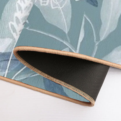 Minimalist Jungle Leaves Art  Versatile Bath Mat