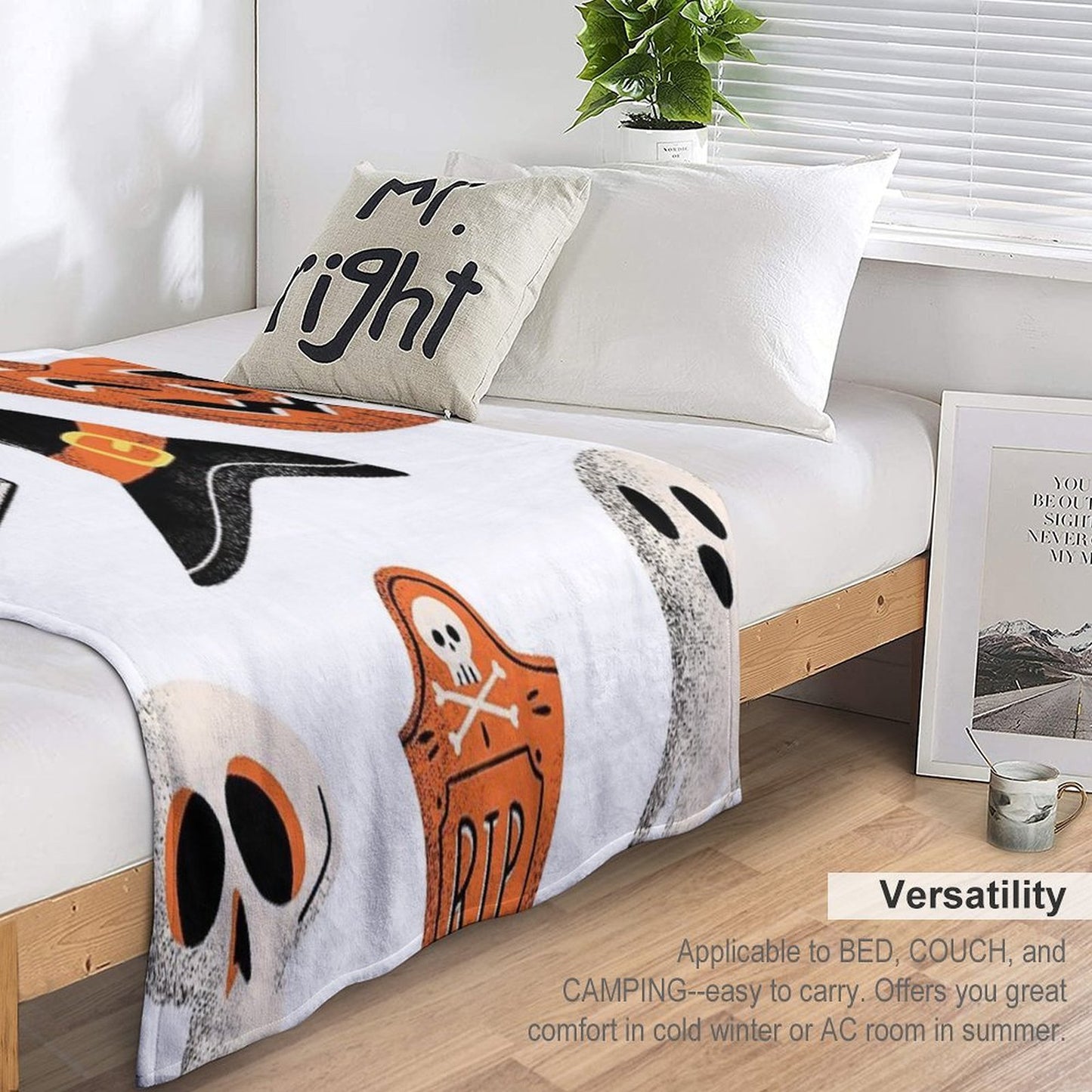 Halloween Pack Shrink-resistant Throw Blanket