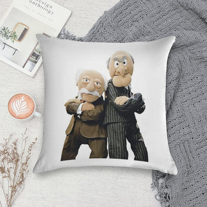 Statler And Waldorf Soft Gift Ready Throw Pillow