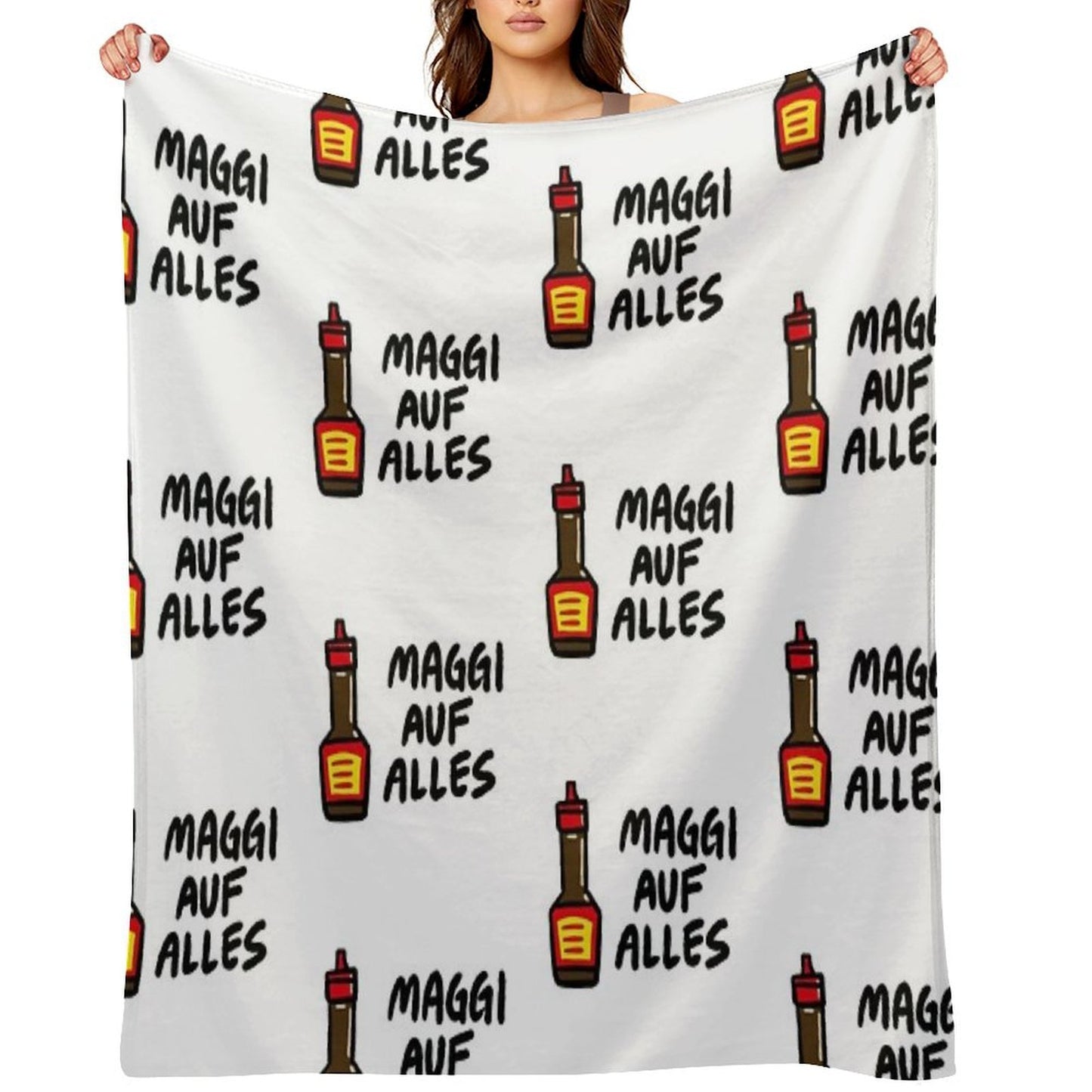 Maggi Auf Alles (Deutsch) Durable Throw Blanket