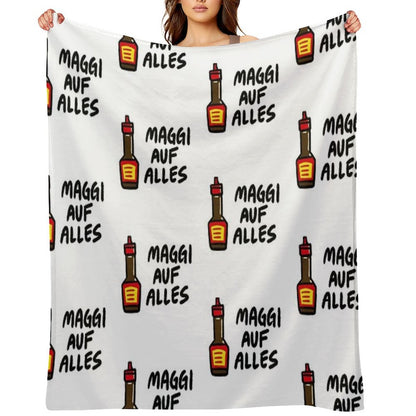 Maggi Auf Alles (Deutsch) Durable Throw Blanket