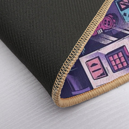 Retro Gaming Machine  Easy To Clean Bath Mat