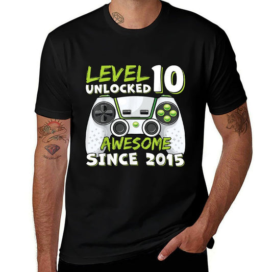 10 Year Old BDay Decorations Son Boy 10yr 2015 10th Birthday Comfortable T-Shirt