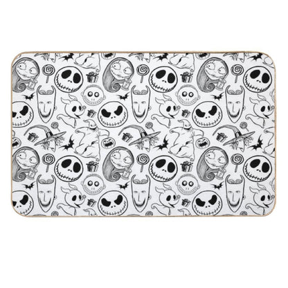 Nightmare before Christmas Pattern  Slip-Resistant Bath Mat