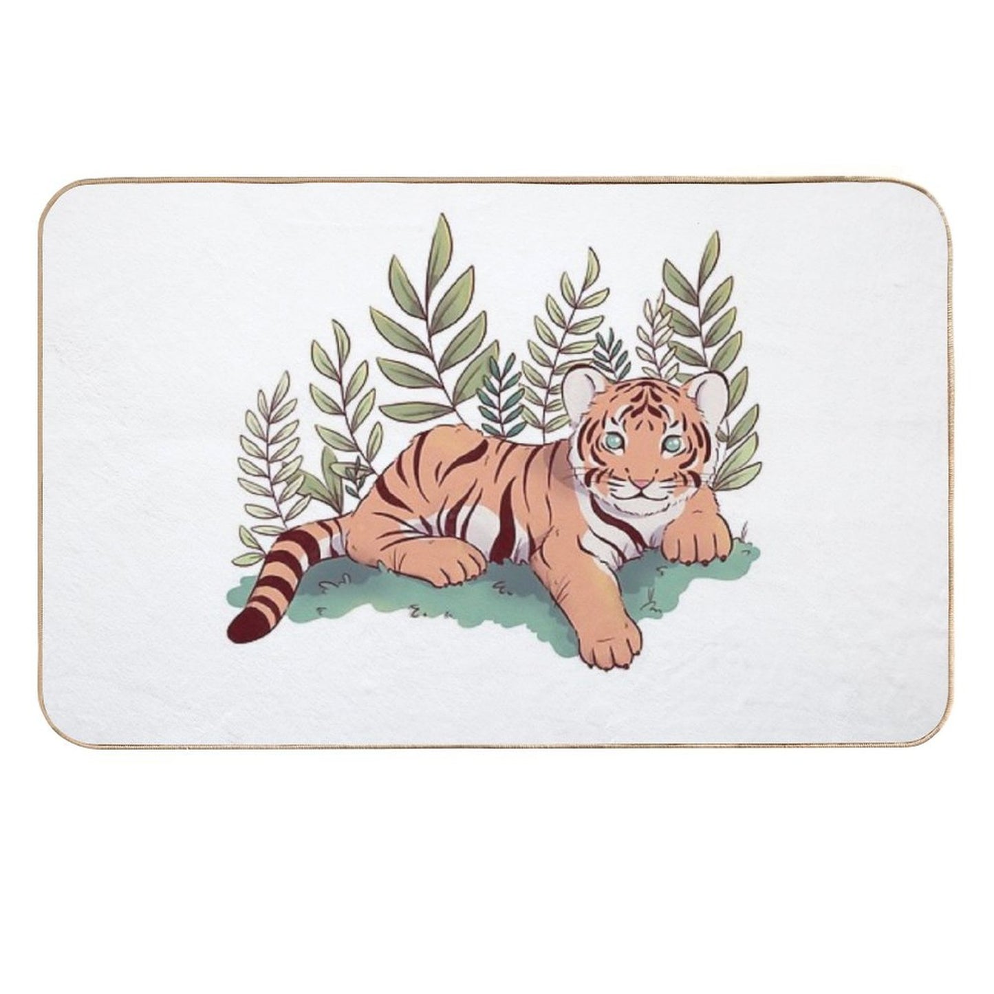 Tiger Cub Durable Bath Mat