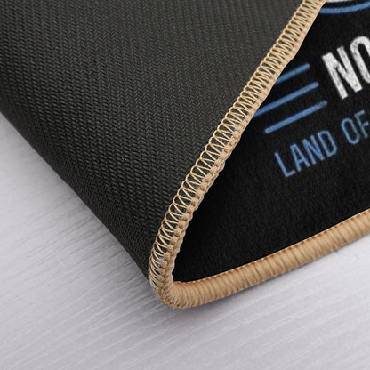 Svalbard Polar Bear - Midnight Sun in Norway  Versatile Bath Mat