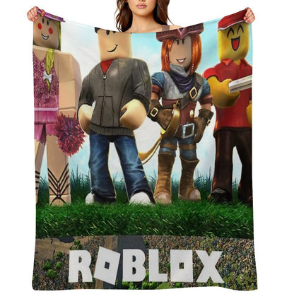 Build Up Plush Throw Blanket
