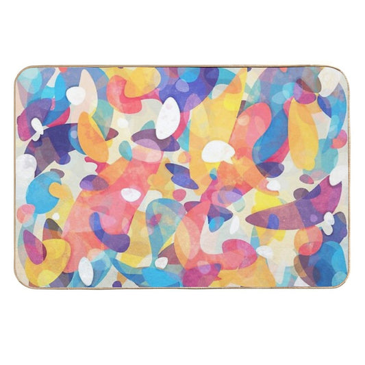 Chaotic Construction  Repositionable Bath Mat