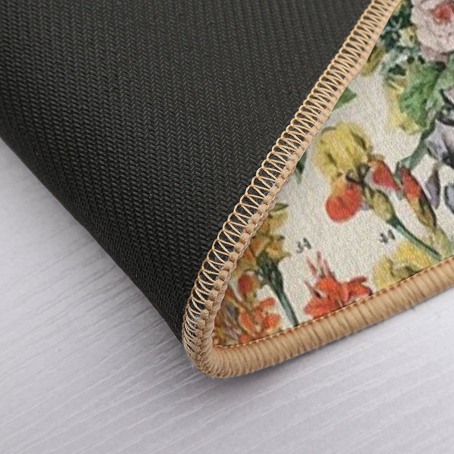 Adolphe Millot Fleurs A  Multi-Purpose Bath Mat