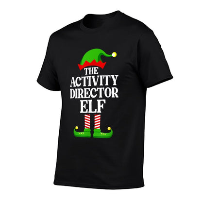 Activity Director Elf Family Matching Group Funny Christmas  Tagless Design T-Shirt
