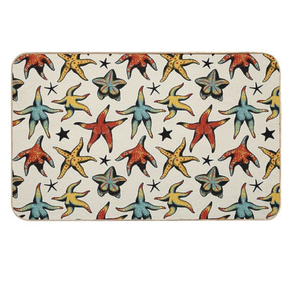 Starfish Booty Tattoo Flash  Anti-Trip Bath Mat