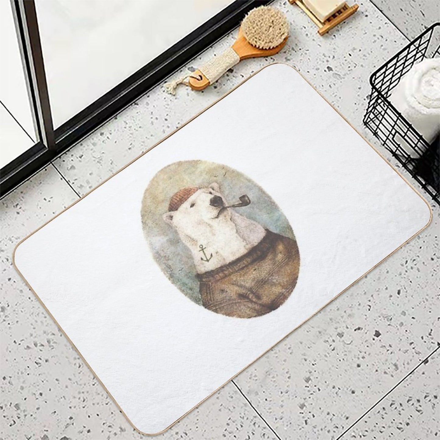 Onto The Shore  Versatile Bath Mat