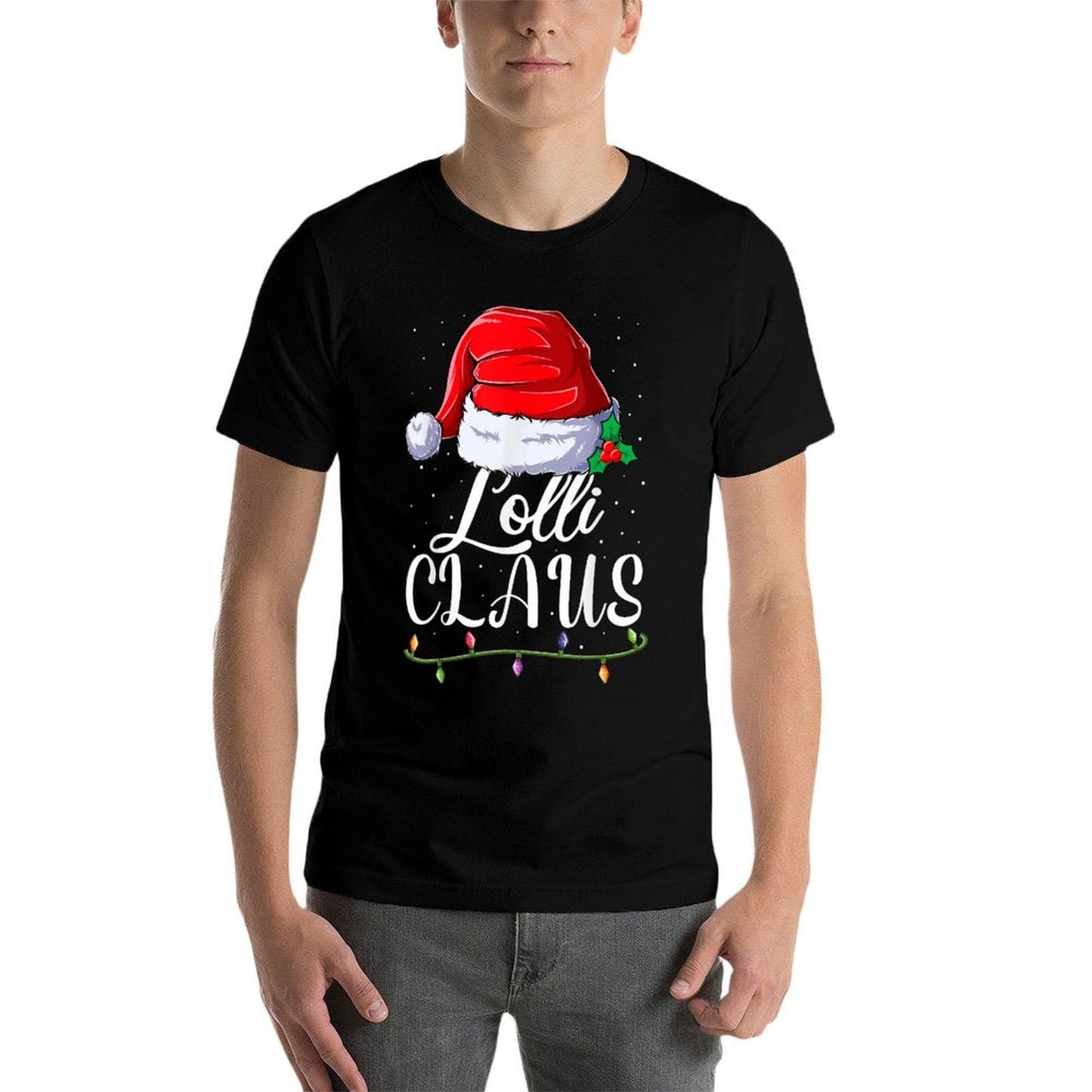 Lolli Claus Family Matching Clothing Santa Christmas Women  Eco-friendly Material T-Shirt
