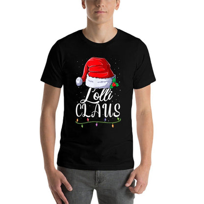 Lolli Claus Family Matching Clothing Santa Christmas Women  Eco-friendly Material T-Shirt
