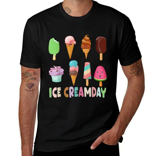 Ice Cream Day Toddler Ice Cream Party Women Men Kids  Graphic-printed T-Shirt