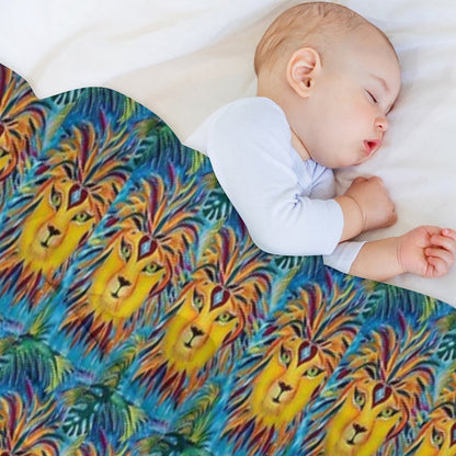 Leo Mirrors Velvety-soft Throw Blanket