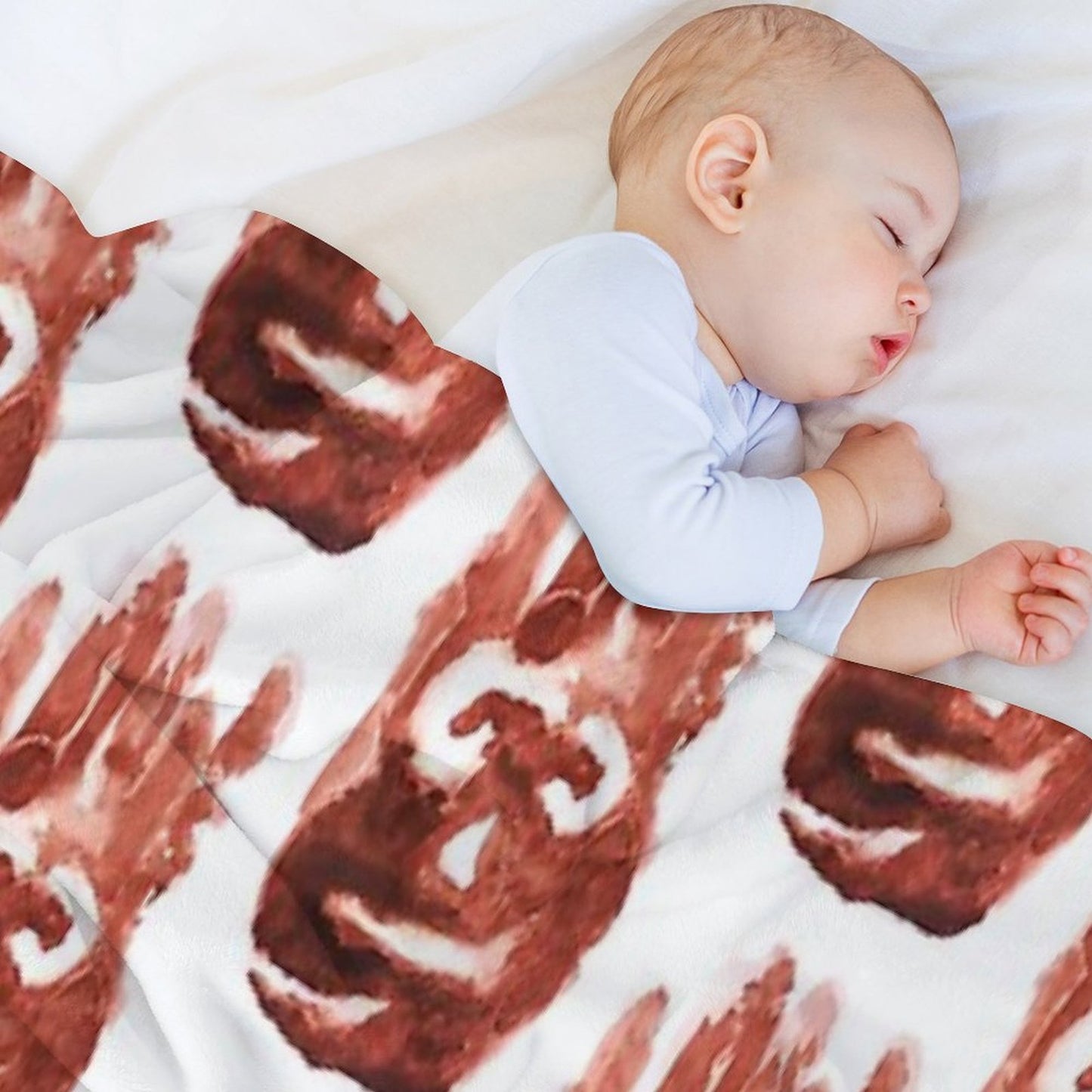 WILSON! Wrinkle-free Throw Blanket