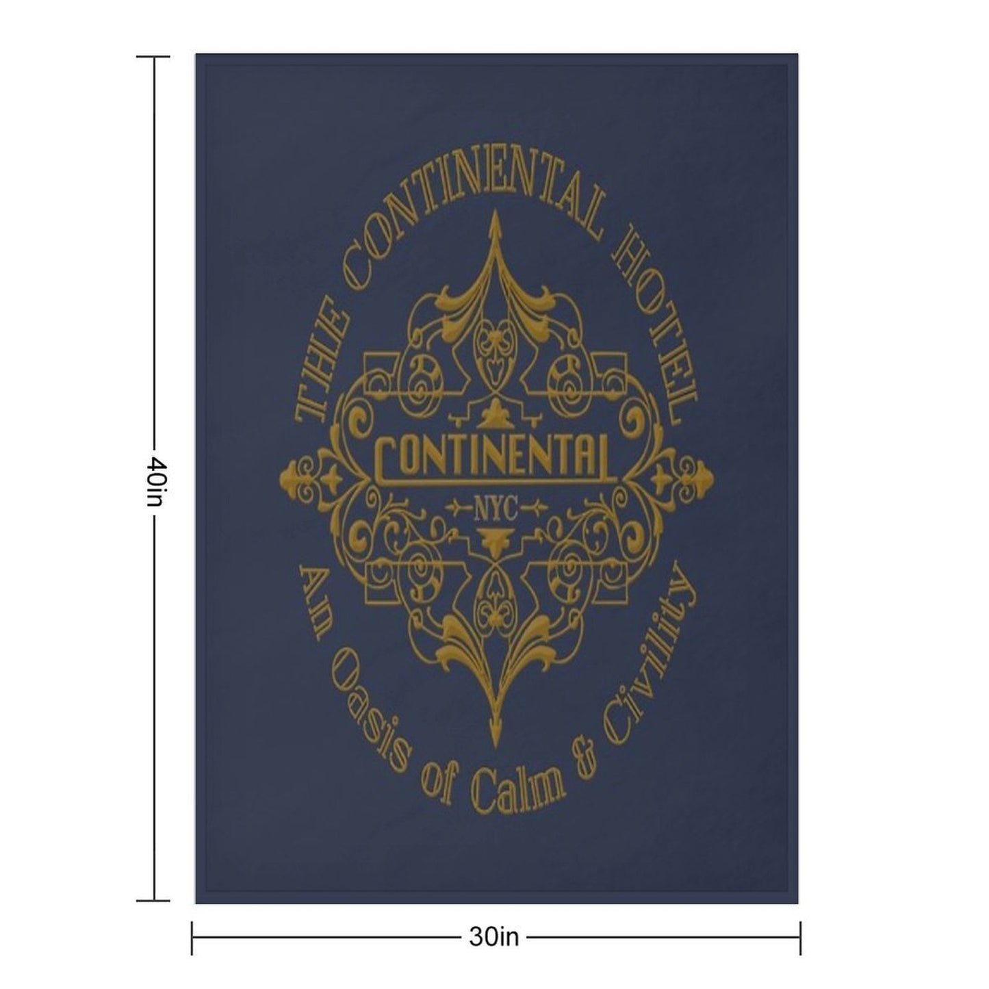 The Continental Compact Throw Blanket