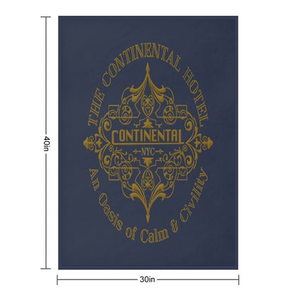 The Continental Compact Throw Blanket