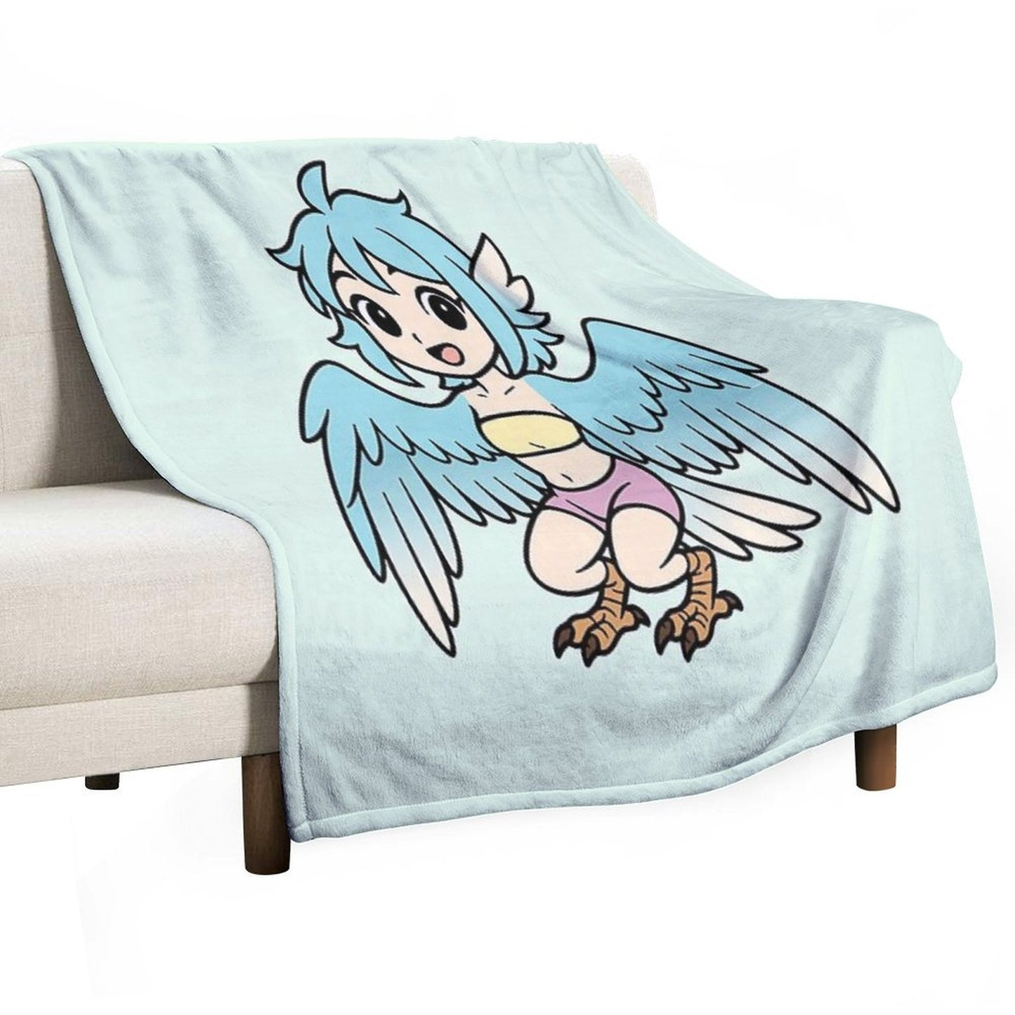 Kipi The Harpy Durable Throw Blanket