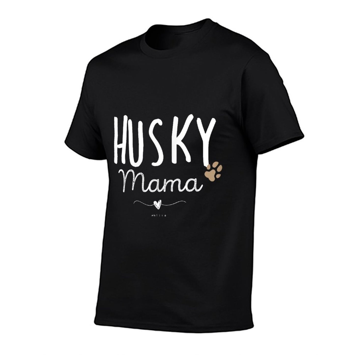 Husky Mama, Husky Mom Gifts Dog Lover Siberian Husky Mom Paw  Easy-care T-Shirt