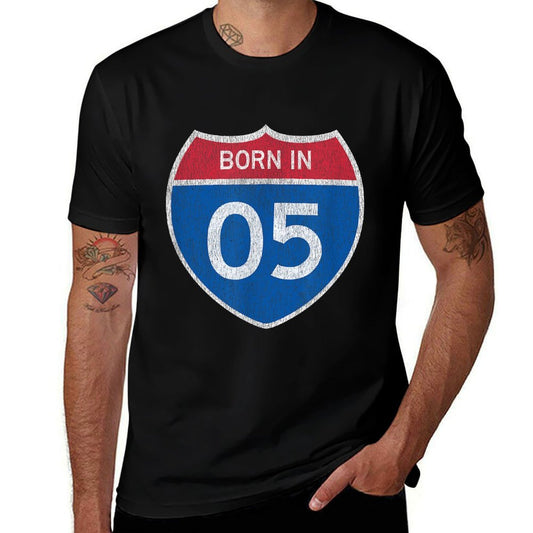 20 Year Old Classic Car Road Sign 20th Birthday  Affordable Price T-Shirt