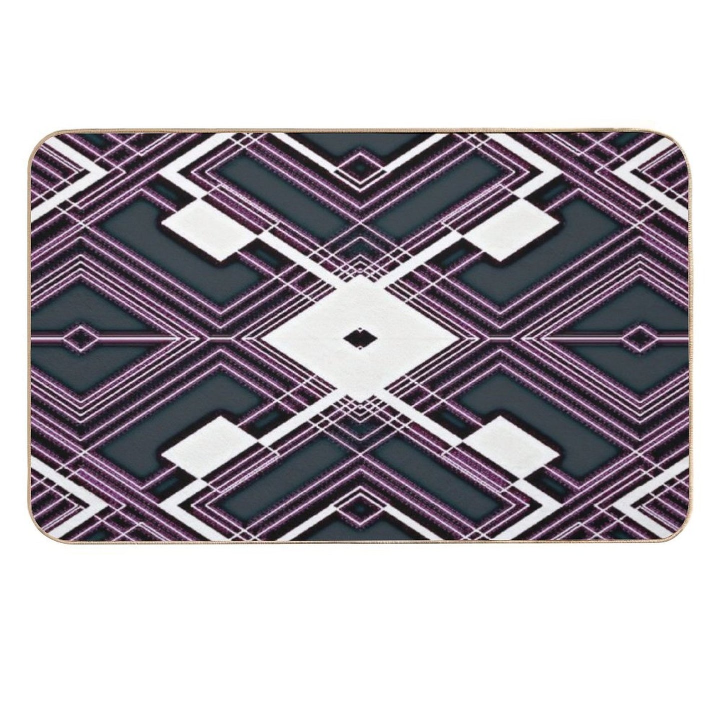 Copy of Silent Velocity - Purple  Dirt-Trapping Bath Mat