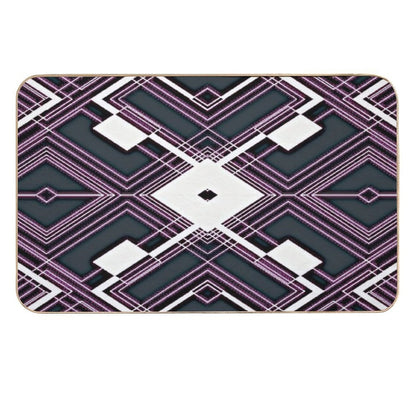 Copy of Silent Velocity - Purple  Dirt-Trapping Bath Mat