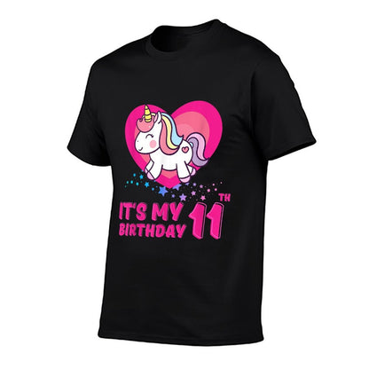 It's My 11th Birthday 11 Years Old Birthday Eleven Year Old  Relaxed-fit T-Shirt