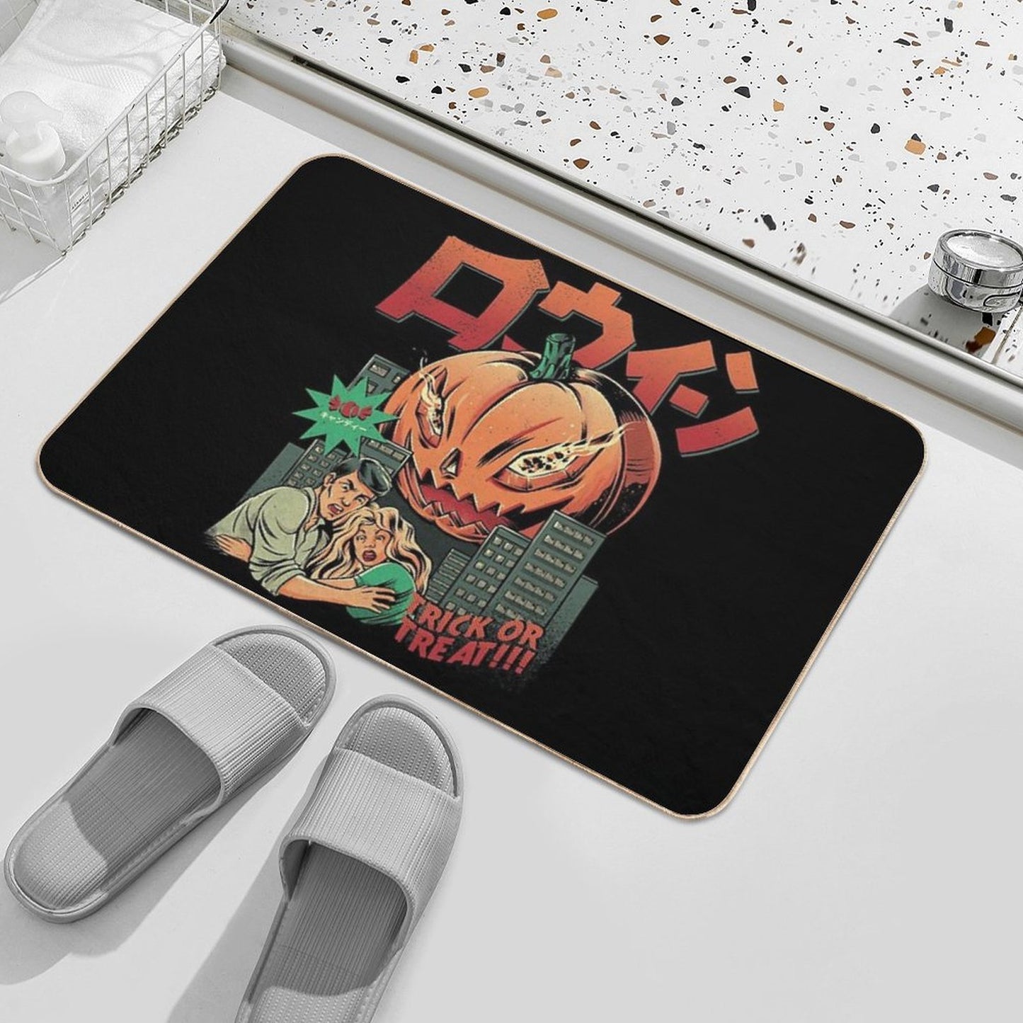 Pumpkinzilla  Multi-Purpose Bath Mat