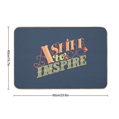 Aspire to Inspire  Repositionable Bath Mat