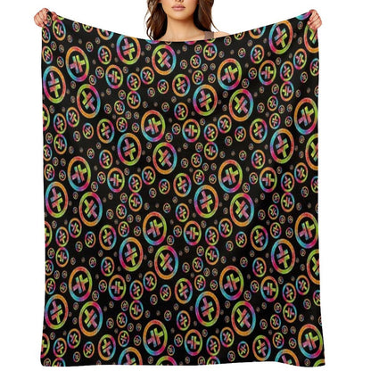 Take That Neon Symbol Premium Throw Blanket