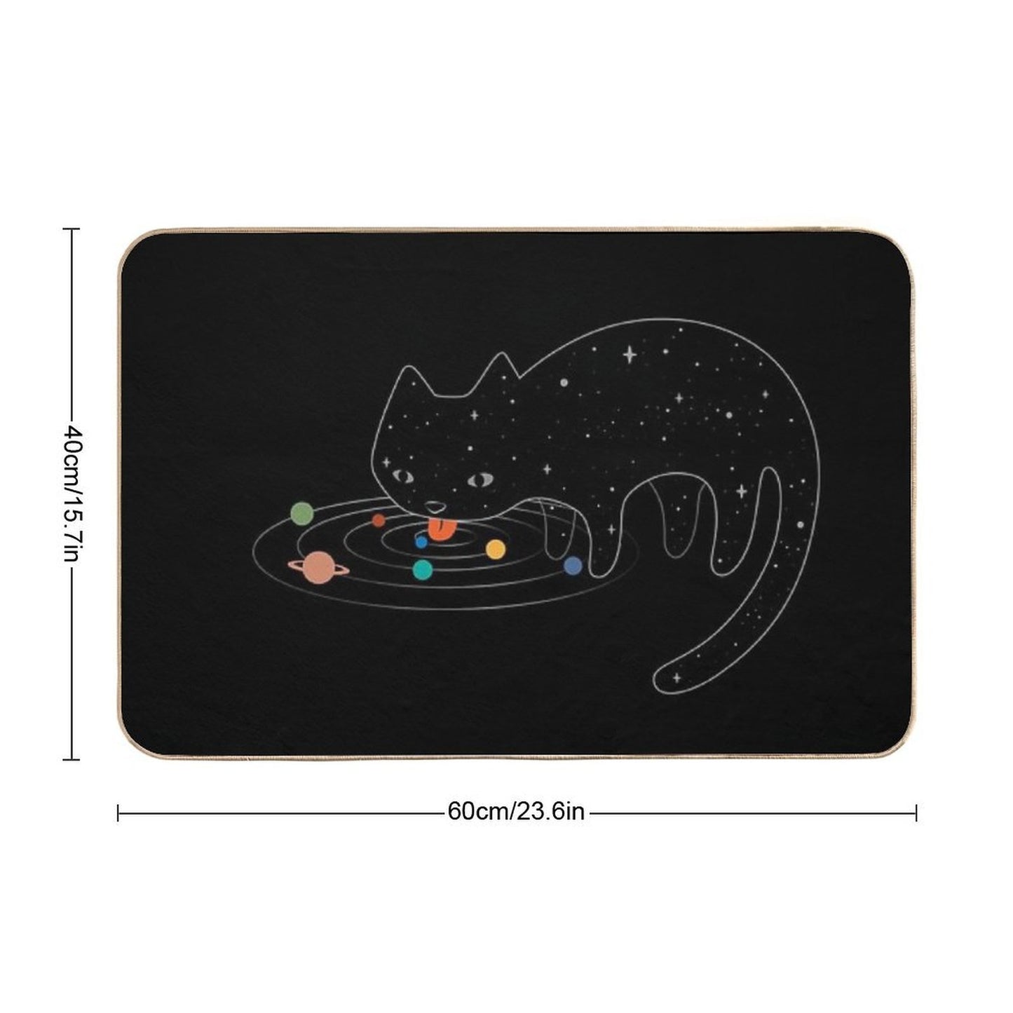 Catstronomy  Non-Slip Bath Mat