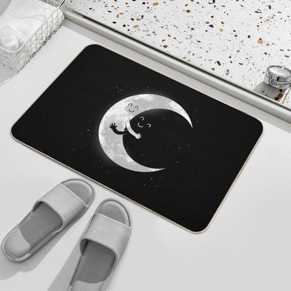 Moon Hug  Fade-Resistant Bath Mat