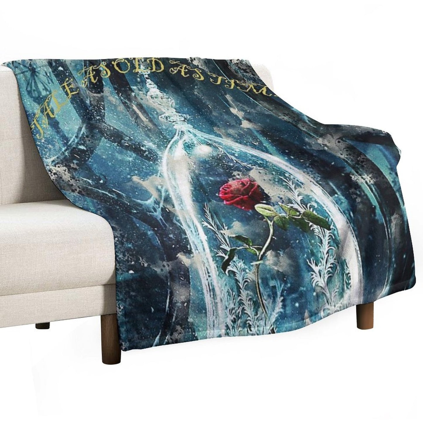 Beauty And The Beast Travel-friendly Throw Blanket