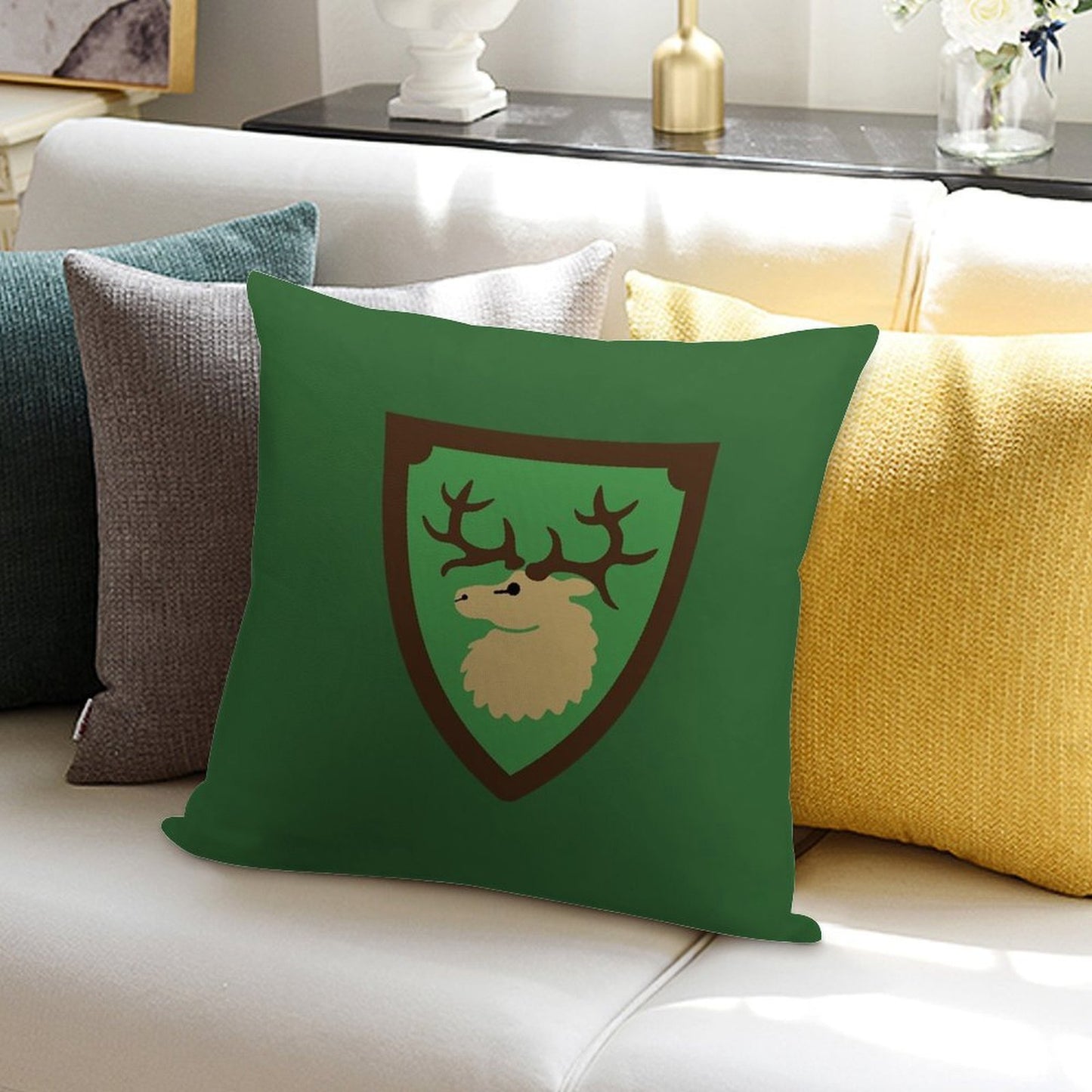 Forestmen Soft Fade-Resistant Throw Pillow