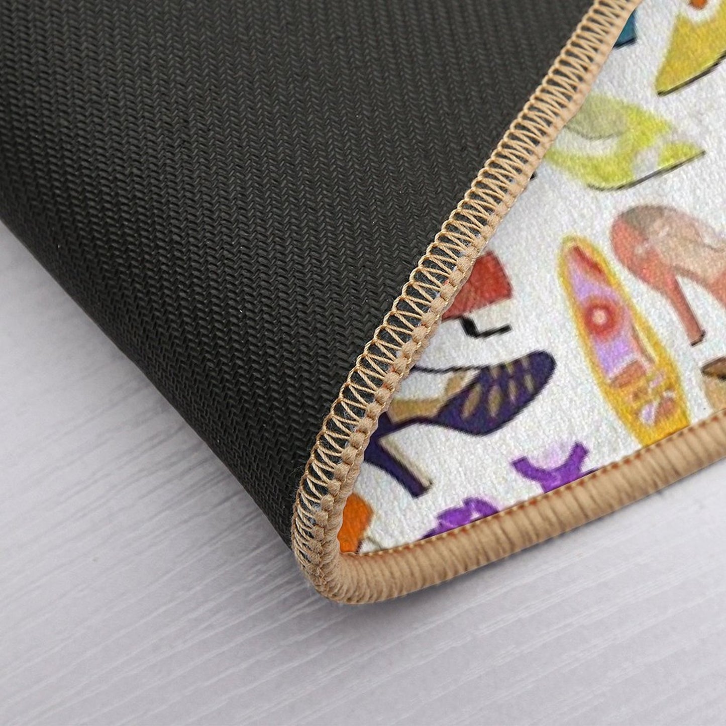 Vintage Shoe Collection  Easy Maintenance Bath Mat
