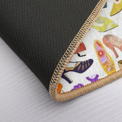 Vintage Shoe Collection  Easy Maintenance Bath Mat