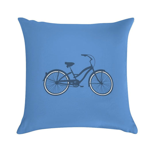 Bike 1 Soft Style Accent Throw Pillow