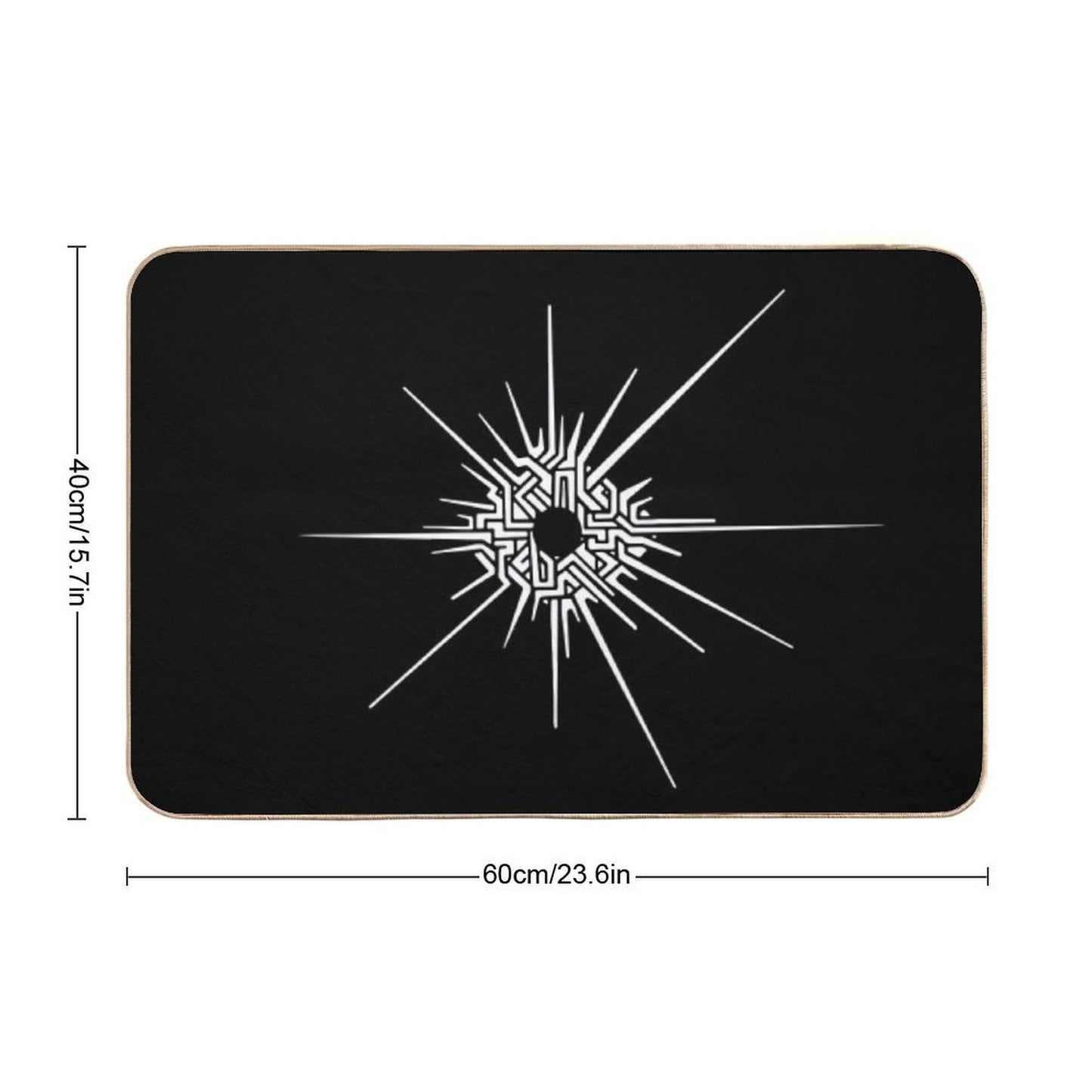 Outer Wilds™ - Eye of The Universe (Symbol) [White]  High-Traffic Bath Mat
