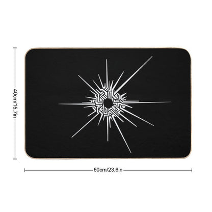 Outer Wilds™ - Eye of The Universe (Symbol) [White]  High-Traffic Bath Mat
