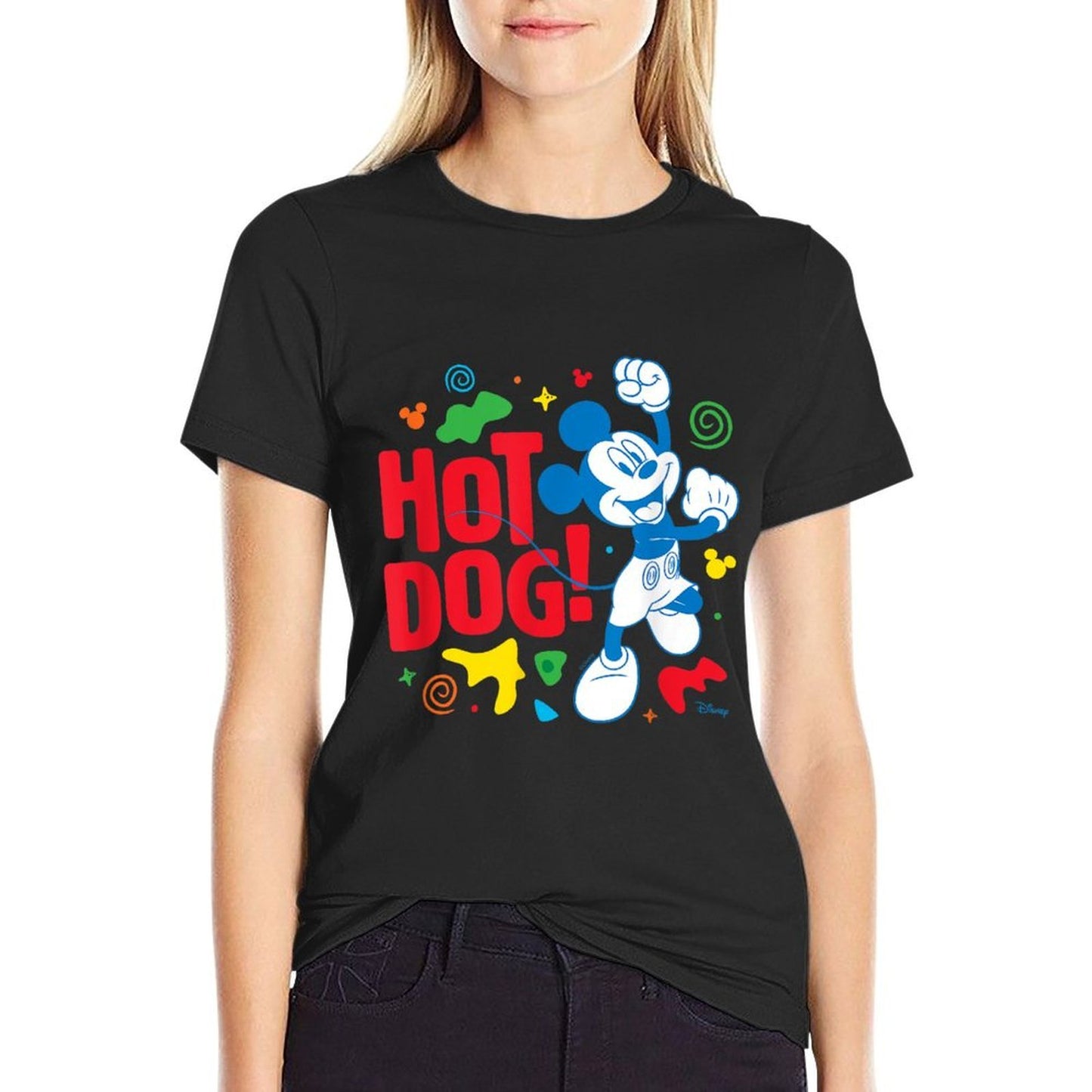 Mickey  Friends- Hot Dog Mickey  Vintage-inspired T-Shirt