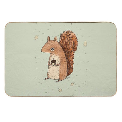 Sarah The Squirrel  High-Traffic Bath Mat