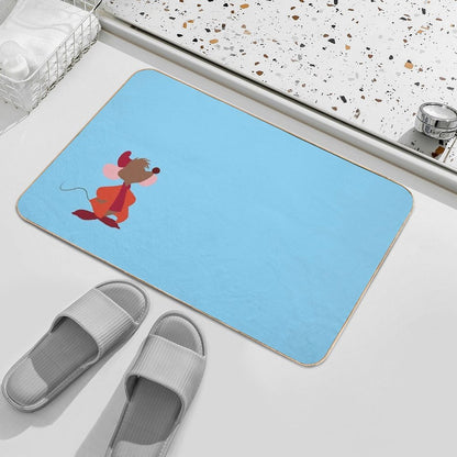 A Little Mouse Friend  Easy Maintenance Bath Mat