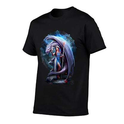 Dragon Mage Fantasy Anne Stokes Collection  Durable T-Shirt